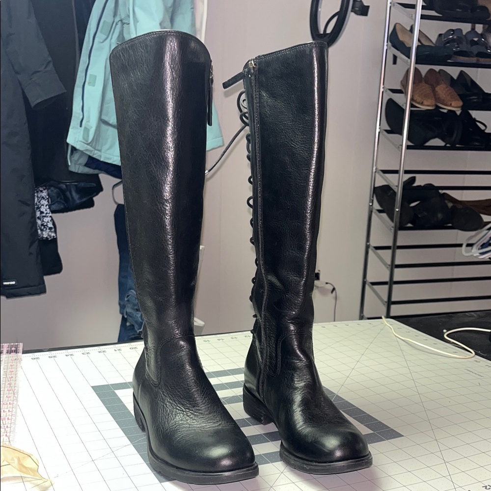 Sofft Black tall Leather Boots